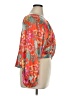 Umgee Orange 3/4 Sleeve Blouse Size XL - photo 4