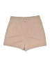 Shein 100% Polyester Solid Tan Khaki Shorts Size 4 - photo 2