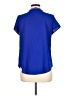 Unbranded Blue Short Sleeve Blouse Size L - photo 2