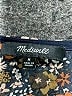 Madewell 100% Silk Floral Brown Short Sleeve Silk Top Size M - photo 7