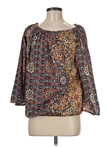 Fashion Fuse 3/4 Sleeve Blouse (view 1)