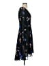 Betsey Johnson 100% Polyester Floral Black Cocktail Dress Size 4 - photo 4