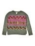 Nordstrom Chevron-herringbone Gray Pullover Sweater Size 8 - 10 - photo 1