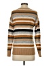 Tribal Stripes Tan Pullover Sweater Size XS - photo 2