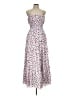 Hutch 100% Polyester Hearts Pink Casual Dress Size L (petite) - photo 1