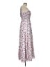 Hutch 100% Polyester Hearts Pink Casual Dress Size L (petite) - photo 4