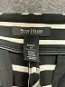 White House Black Market Stripes Black Shorts Size 12 - photo 3