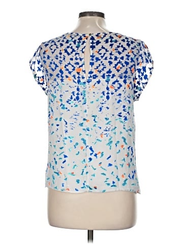 Twelfth Street by Cynthia Vincent Short Sleeve Silk Top (view 2)