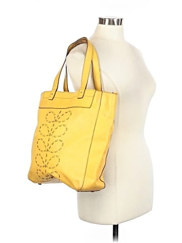 Orla Kiely Leather Tote (view 2)