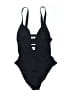 Vitamin A Solid Black One Piece Swimsuit Size M (estimated) - photo 1