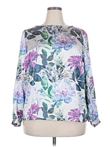Ellos Long Sleeve Blouse (view 1)