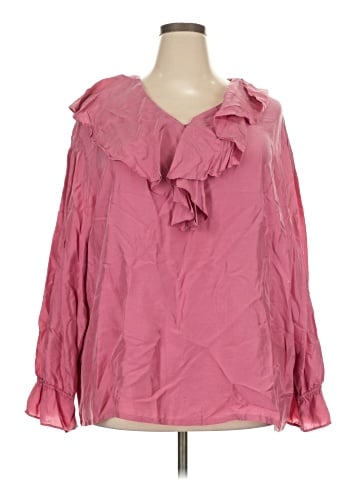 Gitano 3/4 Sleeve Silk Top (view 1)