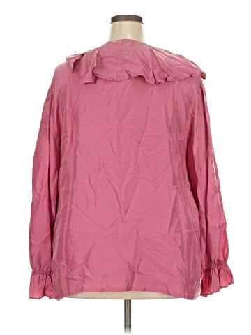 Gitano 3/4 Sleeve Silk Top (view 2)