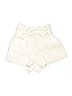 Sen 100% Linen Stripes Ivory Shorts Size Sm (1) - photo 1