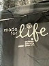 Made for Life 100% Polyester Solid Black Windbreaker Size M - photo 6