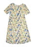 Lularoe Print Yellow Blue Dress Size 12 - photo 2