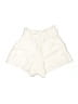 Sen 100% Linen Stripes Ivory Shorts Size Sm (1) - photo 2