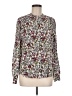 L'Agence Floral Ivory Long Sleeve Blouse Size Med (2) - photo 1