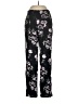 Three Dots 100% Rayon Floral Black Casual Pants Size M - photo 1