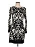 Cache Graphic Black Cocktail Dress Size 10 - photo 1