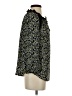 dalia 100% Polyester Black 3/4 Sleeve Blouse Size S - photo 4