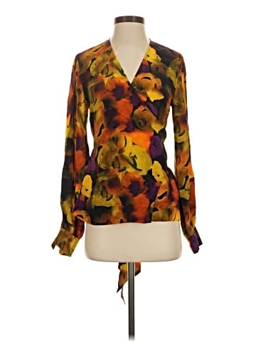 Ganni Long Sleeve Blouse (view 1)
