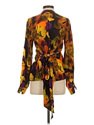 Ganni Long Sleeve Blouse (view 2)