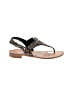 Prada 100% Leather Silver Brown Sandals Size EU 38 - photo 1
