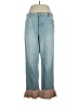 ASOS Chevron-herringbone Blue Jeans Size 14 - photo 1