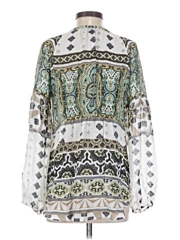 Hale Bob 3/4 Sleeve Silk Top (view 2)
