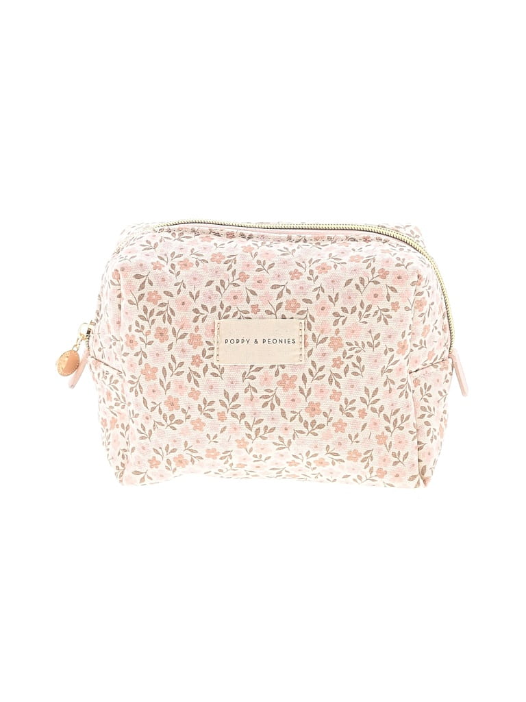 Pre-owned Assorted Brands Makeup Bag In Ivory
