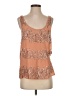 Honey Punch 100% Polyester Orange Sleeveless Top Size S - photo 1
