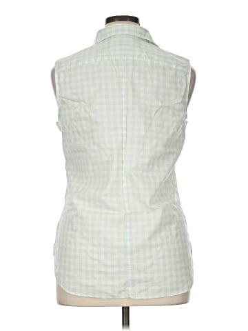 Lands' End Sleeveless Button-Down Shirt (view 2)