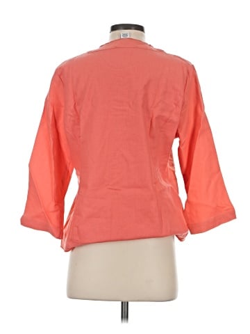 Peck & Peck 3/4 Sleeve Button-Down Shirt (view 2)