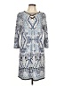 Roz & Ali Paisley Blue Casual Dress Size L - photo 1