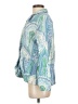 J. McLaughlin 100% Cotton Paisley Blue Blazer Size S - photo 5