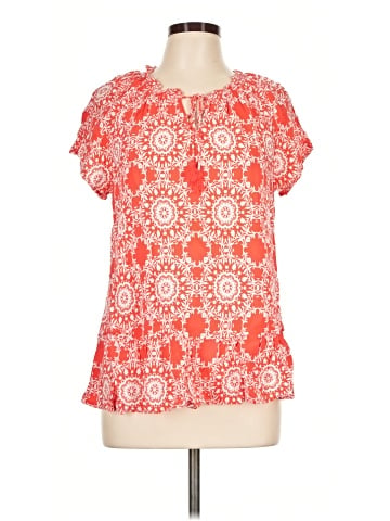 St. John's Bay Short Sleeve Blouse (view 1)