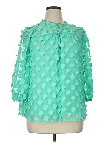 Cato 3/4 Sleeve Blouse (view 1)