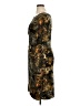 Connected Apparel 100% Polyester Animal Print Gold Cocktail Dress Size 14 - photo 5