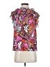 DR2 100% Rayon Orange Short Sleeve Blouse Size S - photo 1