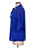 April 100% Polyester Blue 3/4 Sleeve Blouse Size L - photo 5