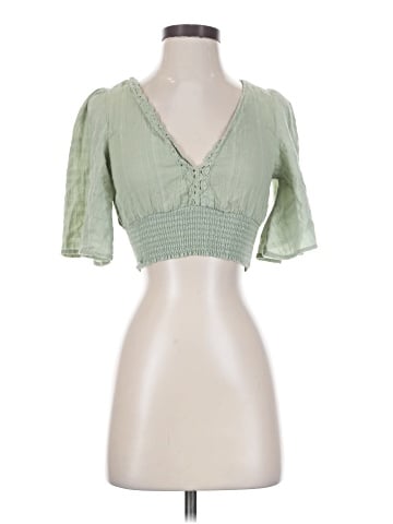 Timing 3/4 Sleeve Blouse (view 1)