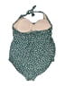 Isabel Maternity Print Teal Swimsuit Top Size XL - photo 2