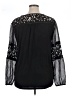 Roz & Ali Black Long Sleeve Blouse Size XL - photo 2
