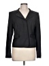 Ellen Tracy Black Gray Wool Blazer Size 10 - photo 1