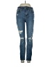 STUDIO BLUE Hearts Blue Jeans Size 26 waist - photo 1