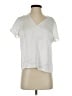 Express 100% Polyester White Short Sleeve Blouse Size S - photo 1