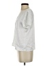 Express 100% Polyester White Short Sleeve Blouse Size S - photo 5