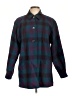 TanJay Plaid Burgundy Coat Size 12 - photo 1