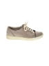 Ecco 100% Leather Tan Gray Sneakers Size 8 - photo 1